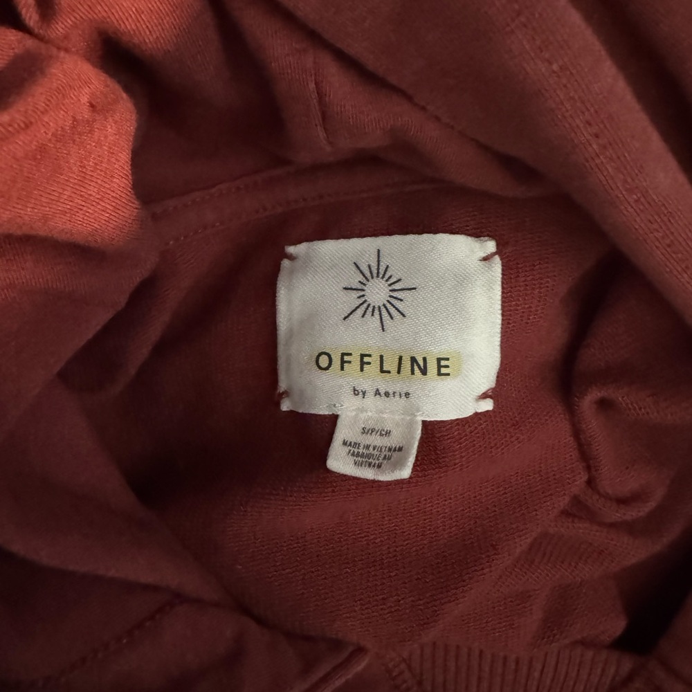 Offline by Aerie cropped hoodie